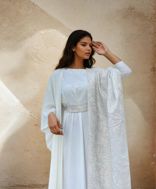 abaya white AS5H